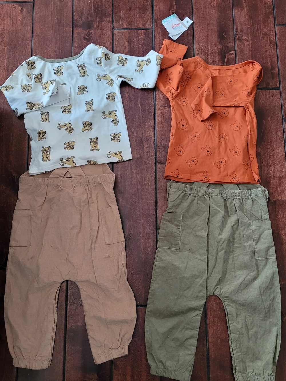 Disney Simba/Winnie The Pooh Overall Set Lot(2) Size 24 Months NWT - Picture 4 of 16